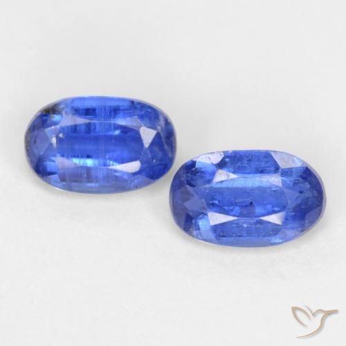 0.79ctw Natural Azul profundo Dianita, oval, SI-I1