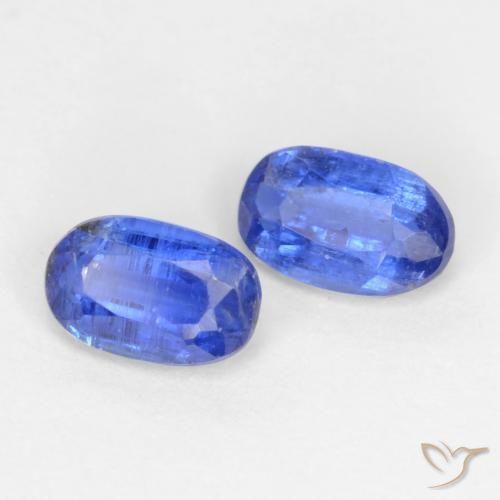 Pedras preciosas de Dianita Azul profundo natural de 0.79 ct, oval, SI-I1