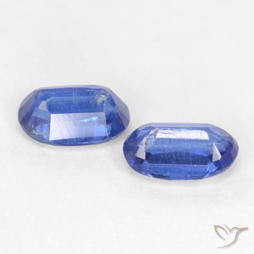 Pedras preciosas de Dianita Azul profundo natural de 0.79 ct, oval, SI-I1