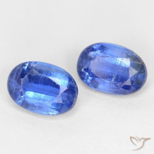 Pedras preciosas de Dianita Azul escuro natural de 1.09 ct, oval, SI-I1