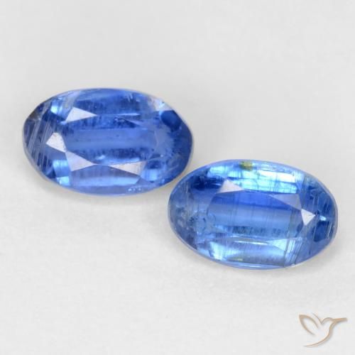 0.73ctw Natural Azul profundo Dianita, oval, SI-I1