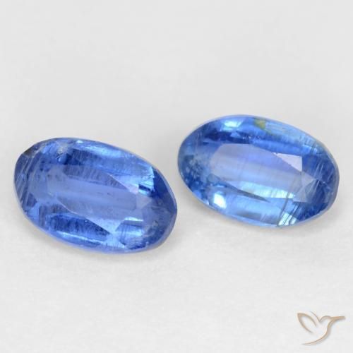 Pedras preciosas de Dianita Azul profundo natural de 0.73 ct, oval, SI-I1