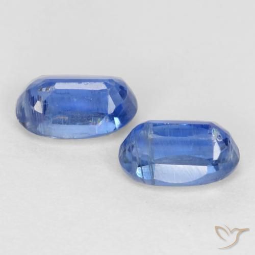 Pedras preciosas de Dianita Azul profundo natural de 0.73 ct, oval, SI-I1