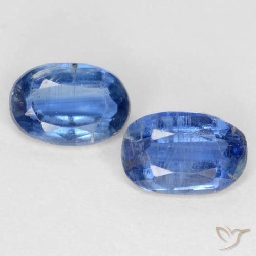 1.27ctw Natural Azul escuro Dianita, oval, I1