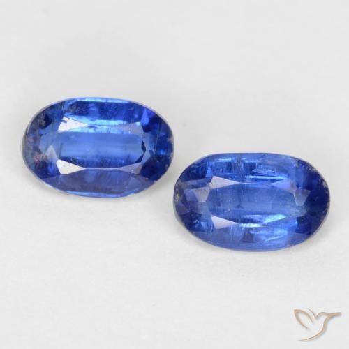 0.98ctw Natural Azul profundo Dianita, oval, SI-I1