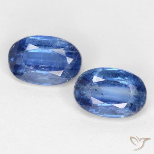 1.39ctw Natural Azul profundo Dianita, oval, I1