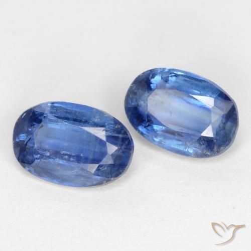 Pedras preciosas de Dianita Azul profundo natural de 1.39 ct, oval, I1