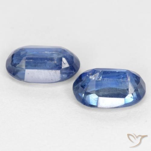 Pedras preciosas de Dianita Azul profundo natural de 1.39 ct, oval, I1