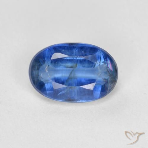 0.64ct Natural Azul escuro Dianita, oval, SI-I1