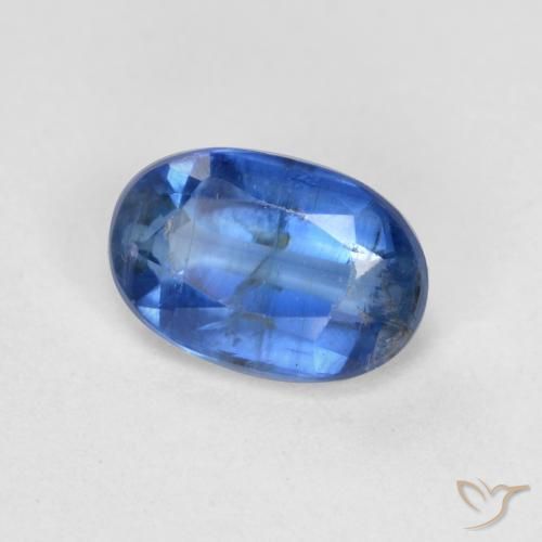 Dianita Azul escuro Natural 0.64ct, oval, SI-I1