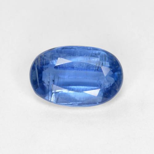 Dianita Azul escuro Natural 0.64ct, Corte Oval, SI-I1