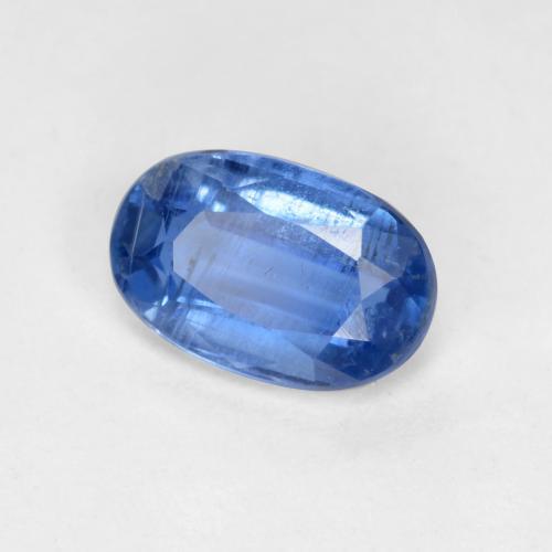 Dianita Azul escuro Natural 0.64ct, Corte Oval, SI-I1