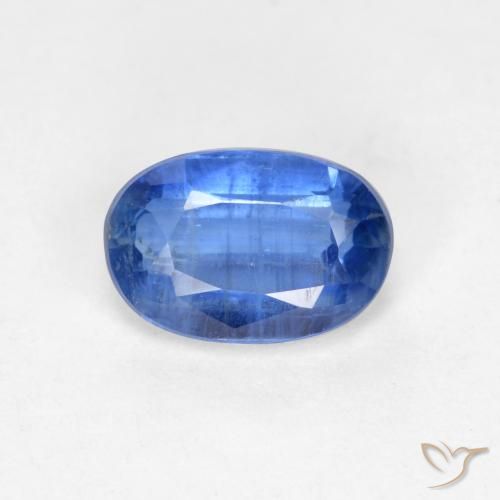 0.68ct Natural Azul profundo Dianita, oval, SI-I1