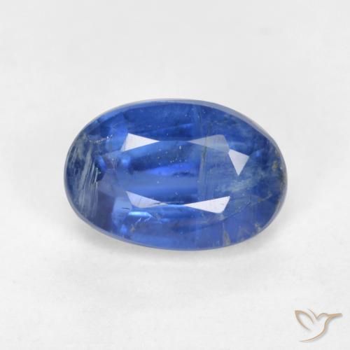 0.83ct Natural Azul profundo Dianita, oval, SI-I1