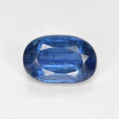 Cianita azul natural 0,67ct, corte oval, SI-I1