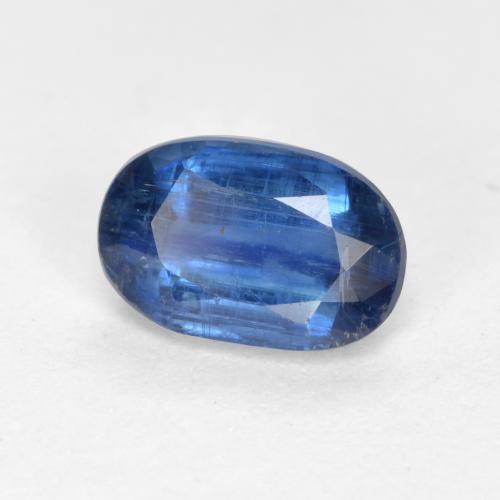 Cianita azul natural 0,67ct, corte oval, SI-I1