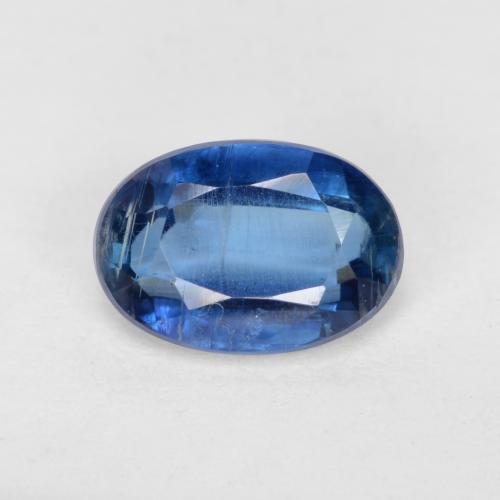 Cianita azul natural 0,68ct, corte oval, SI-I1