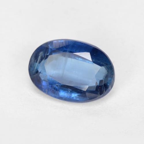 Cianita azul natural 0,68ct, corte oval, SI-I1