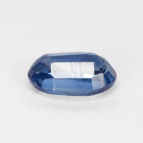 Cianita azul natural 0,68ct, corte oval, SI-I1