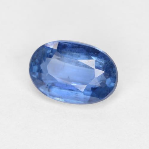 Cianita azul natural 0,61ct, corte oval, SI-I1