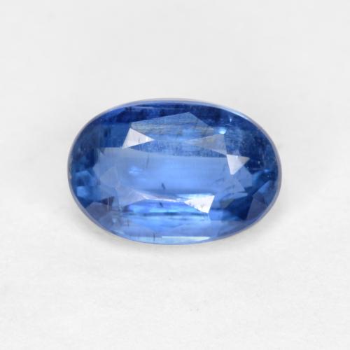 Cianita azul natural 0,61ct, corte oval, SI-I1