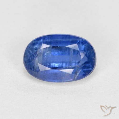 0.79ct Natural centáurea azul Dianita, oval, SI-I1