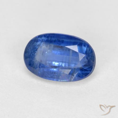Dianita centáurea azul Natural 0.79ct, oval, SI-I1