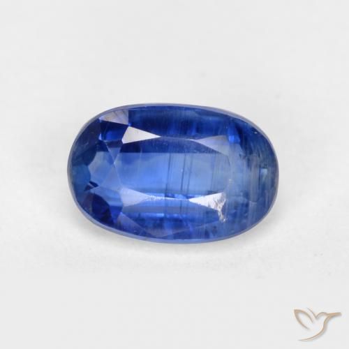 0.75ct Natural Azul profundo Dianita, oval, SI-I1