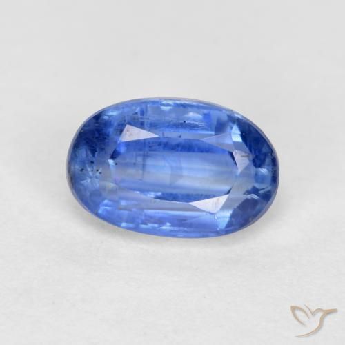 0.67ct Natural Azul claro Dianita, oval, SI-I1