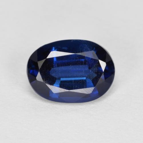Cianita azul natural 0,99ct, corte oval, VS-SI