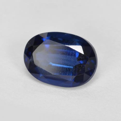 Cianita azul natural 0,99ct, corte oval, VS-SI