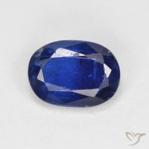 1.10ct Natural Azul escuro Dianita, oval, VS-SI