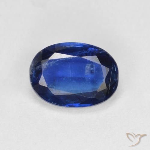 0.96ct Natural Azul escuro Dianita, oval, VS-SI