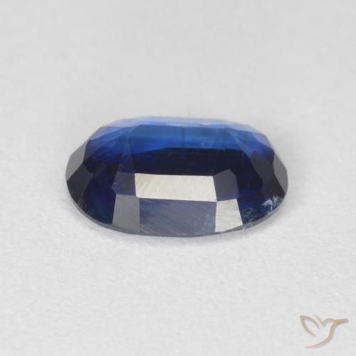 Cianita azul natural 0,88ct, corte oval, VS-SI