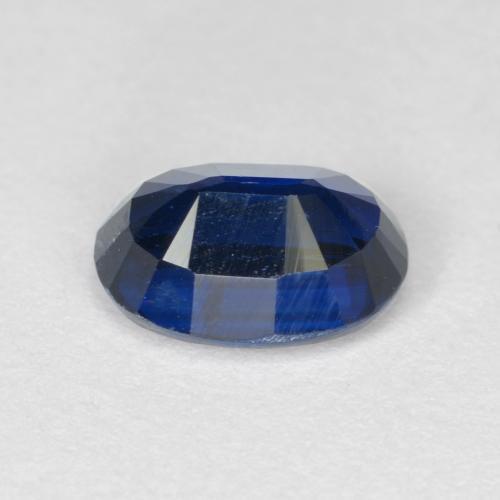Cianita azul profundo natural 1,16ct, corte oval, VS-SI
