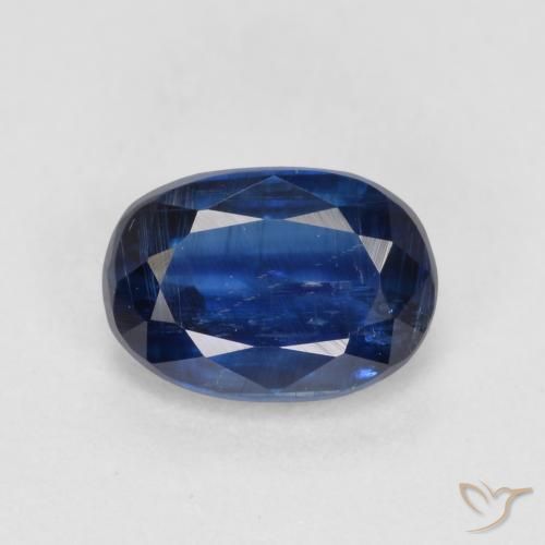 1.14ct Natural Azul profundo Dianita, oval, SI