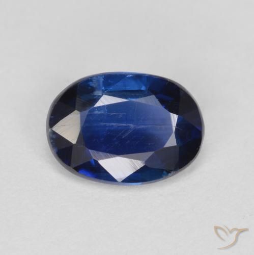 Dianita Azul escuro Natural 0.92ct, oval, SI
