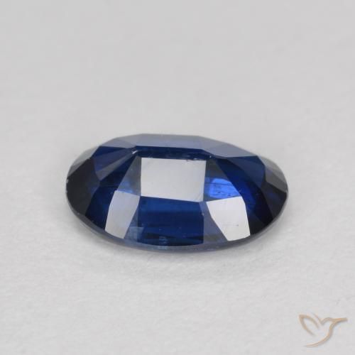 Dianita Azul escuro Natural 0.92ct, oval, SI