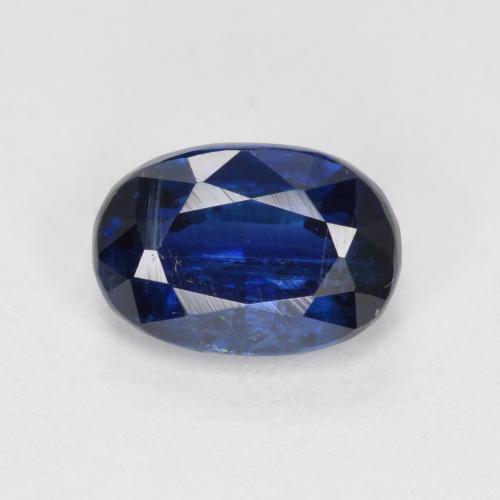 Cianita azul natural 1,18ct, corte oval, SI