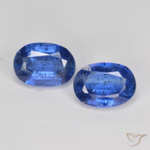 2.23ctw Natural Azul profundo Dianita, oval, SI