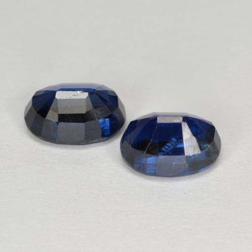 Pedras preciosas de cianita azul natural de 2,48 ct, corte oval, VS-SI
