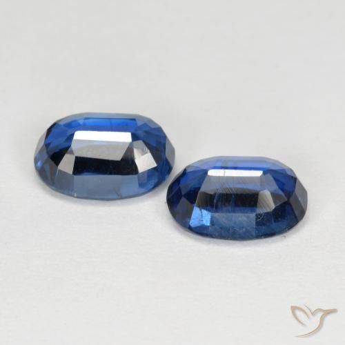 Pedras preciosas de Dianita Azul-marinho natural de 2.28 ct, oval, VS-SI