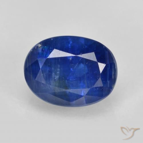 2.16ct Natural Azul profundo Dianita, oval, SI