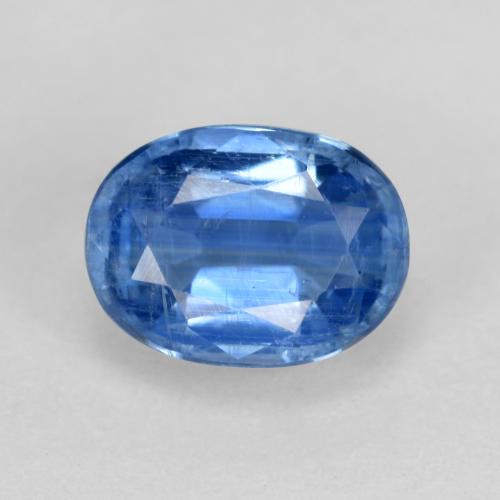 Cianita azul natural 1,67ct, corte oval, SI