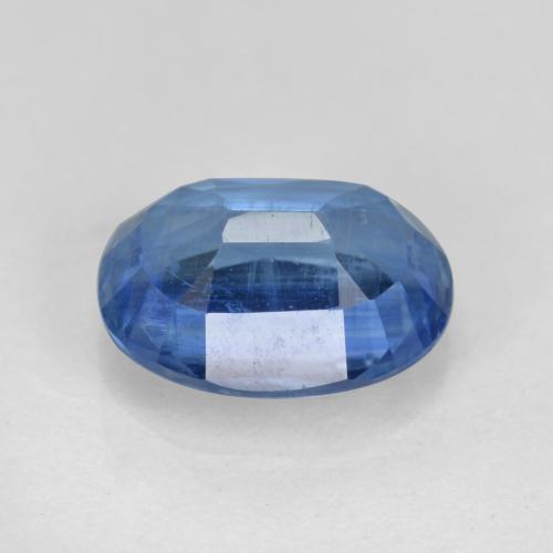 Cianita azul natural 1,67ct, corte oval, SI