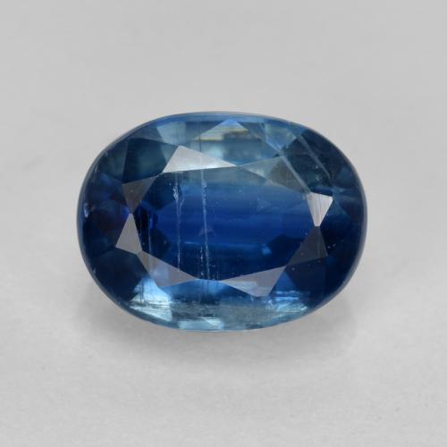 Cianita azul natural 1,68ct, corte oval, VS-SI