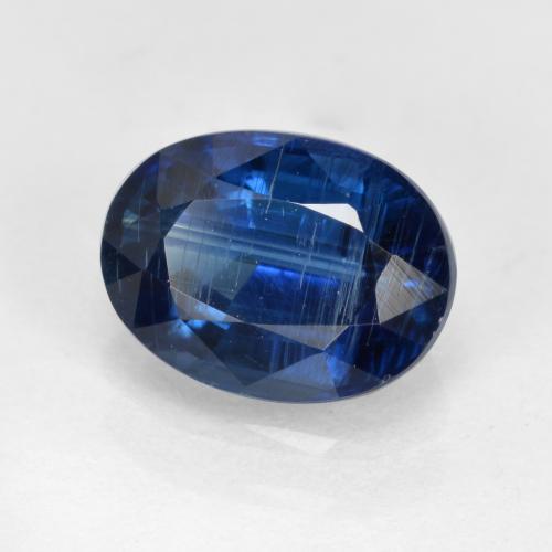 Dianita Azul profundo Natural 1.69ct, Corte Oval, VS-SI