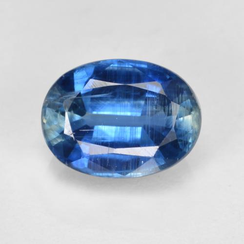 Cianita azul natural 1,70ct, corte oval, SI