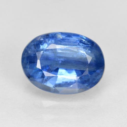 Cianita azul natural 1,69ct, corte oval, SI