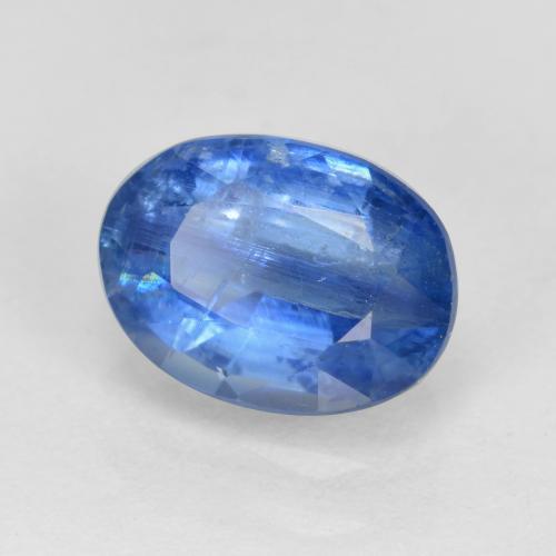 Cianita azul natural 1,69ct, corte oval, SI